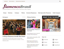 Tablet Screenshot of flamencobrasil.com.br